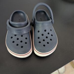 CROCS Kids Navy Water Shoes with Strap
